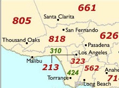 Los Angeles Map - Service Area